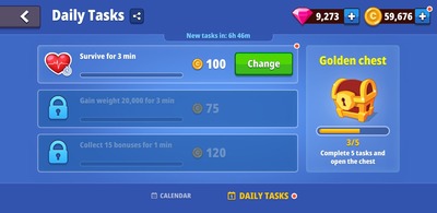 Daily Tasks for player