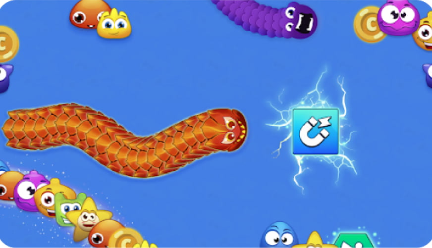 Worm Hunt - Batlle Arena (jogo da minhoca) 