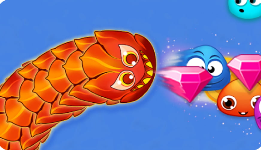 Worm Hunt - Snake Game IO Zone - Play Worm Hunt - Snake Game IO